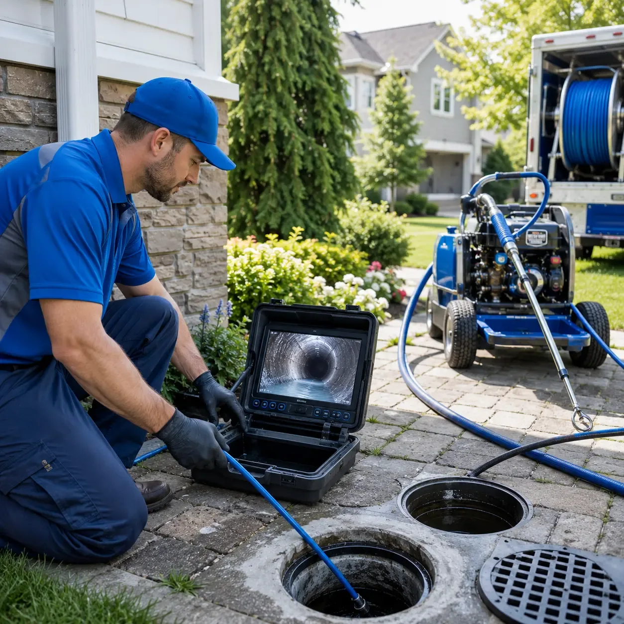 Outdoor drain cleaning professionals serving Plainfield, VT